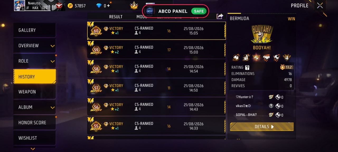 FF ABCD PANEL NONROOT PROXY